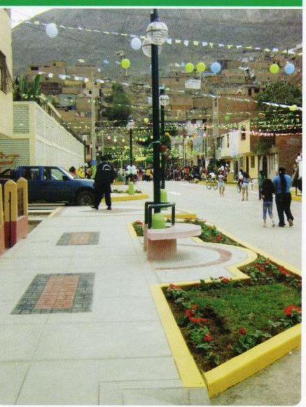 Bulevar de la Av. Venezuela en el AA.HH. Nocheto